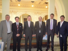 22 April 2013 The Head and members of the Parliamentary Friendship Group with Armenia and the Armenian Ambassador to Serbia